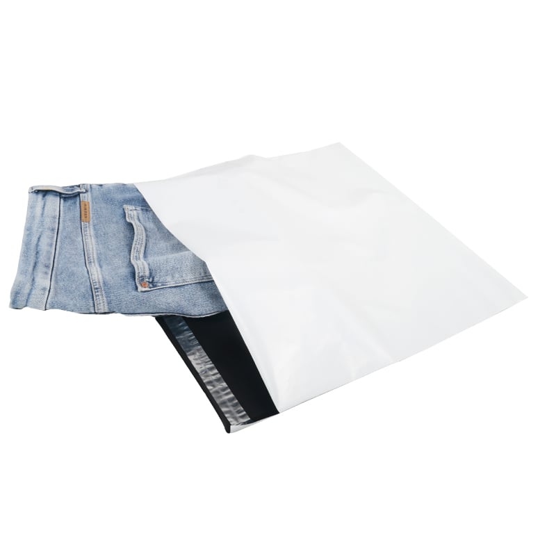 Hvid kraftig e-handelspose Premium - 1