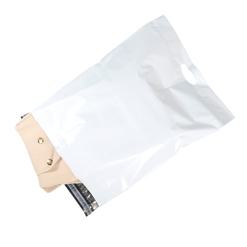 Hvid premiumpose med håndtag - 5