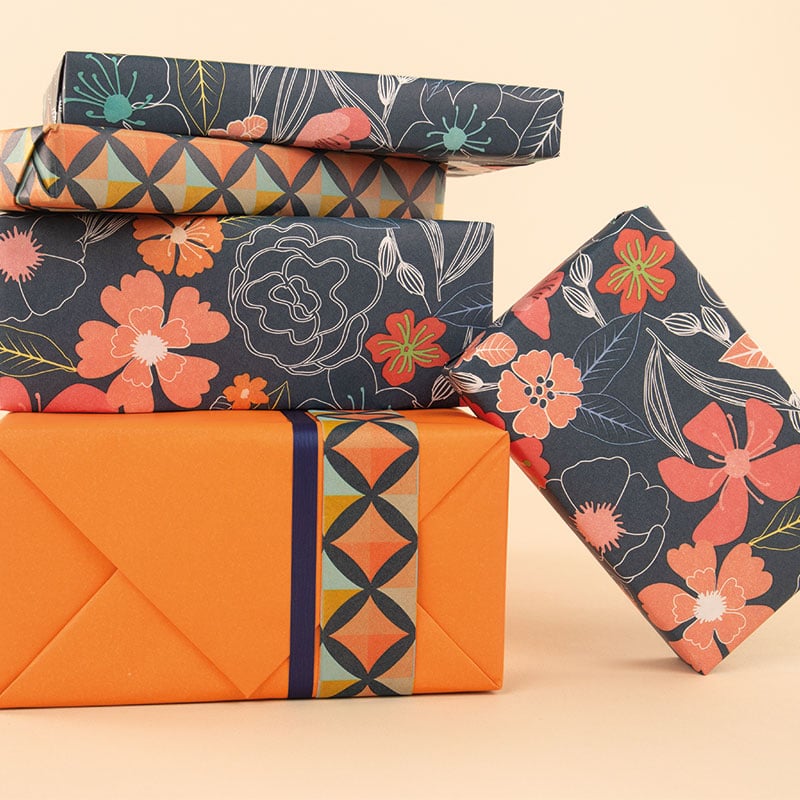 Gavepapir Orange Mango - 3