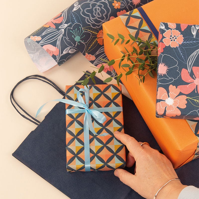 Gavepapir Orange Mango - 4