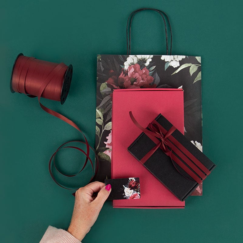 Gaveetiket Wild Bouquet Black - 3