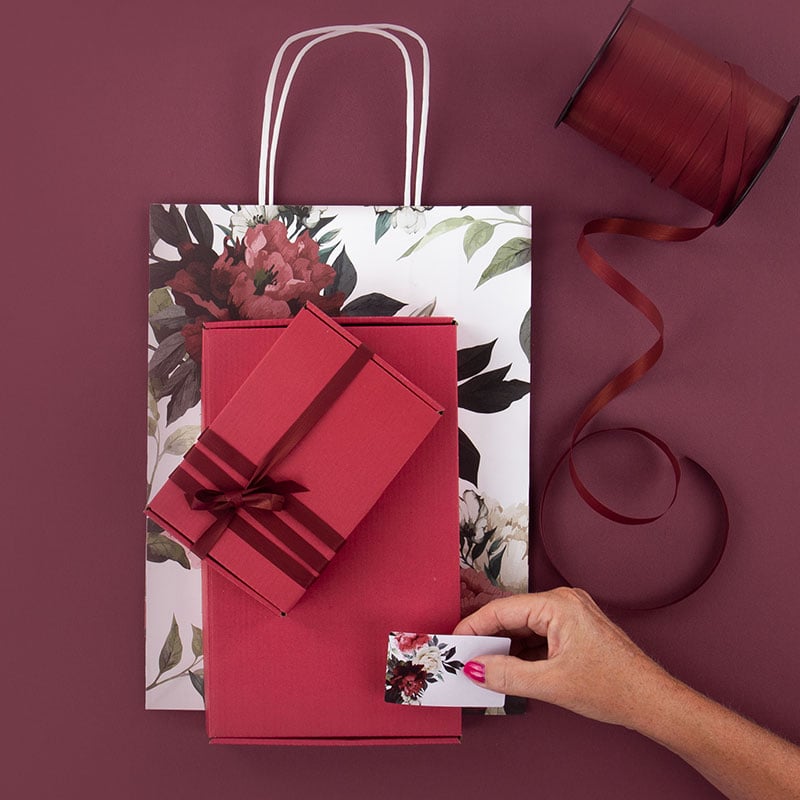 Gaveetiket Wild Bouquet White - 3