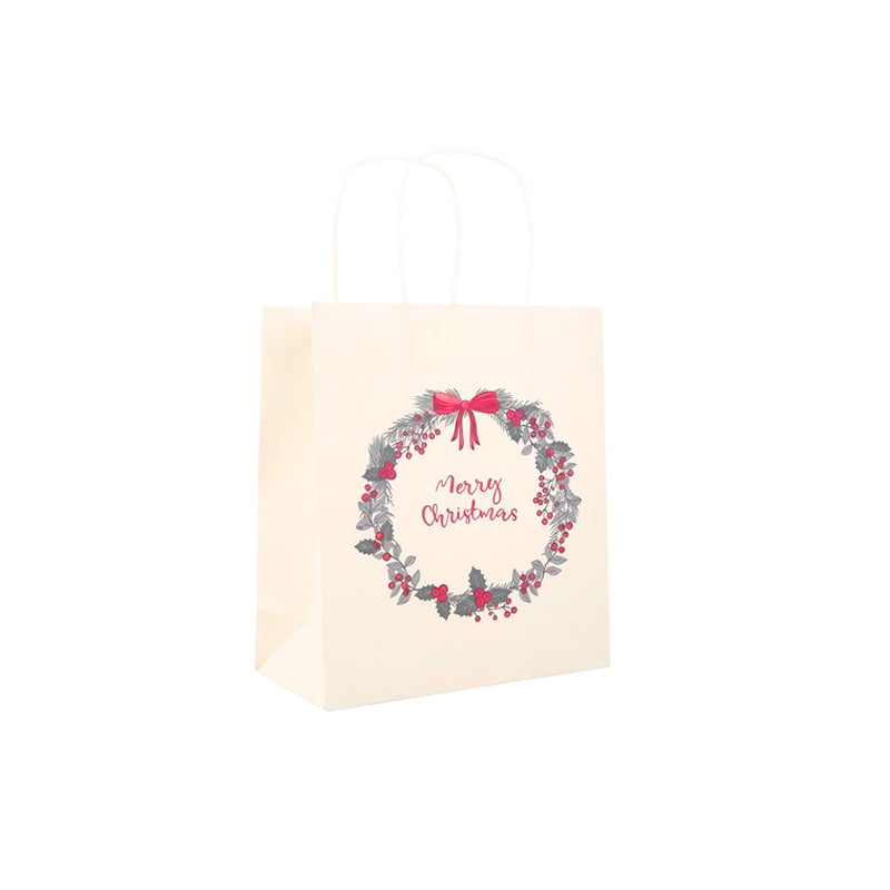 Papirpose Winter Bows & Berries Nyhed! Eget design! - 3