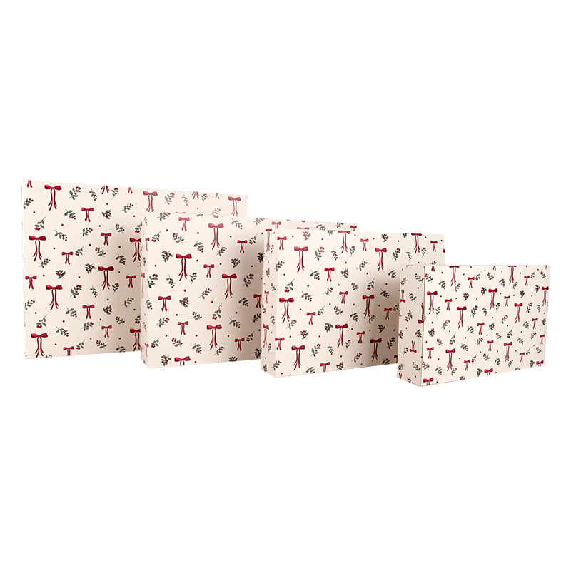 Gaveæske kapsel Winter Bows & Berries Nyhed! Eget design! - 5