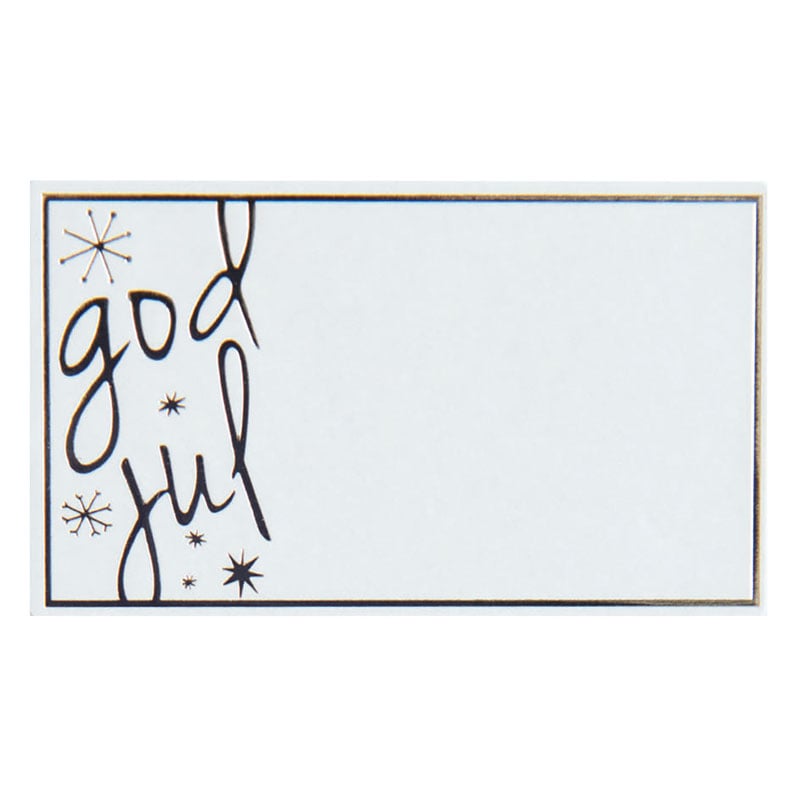 Etiket god jul - gaveetiketter