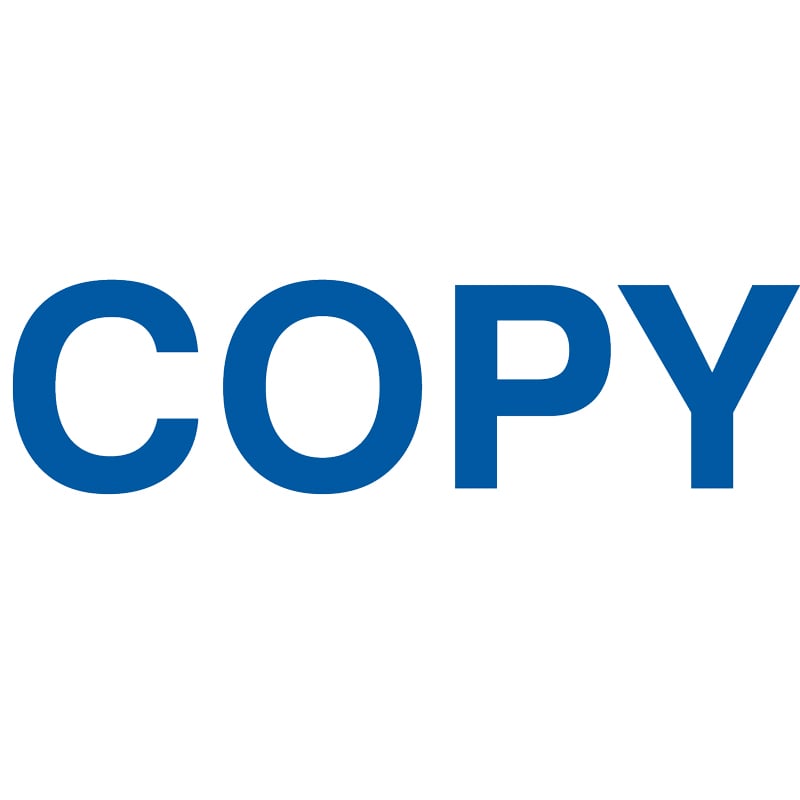 Stempel "COPY"
