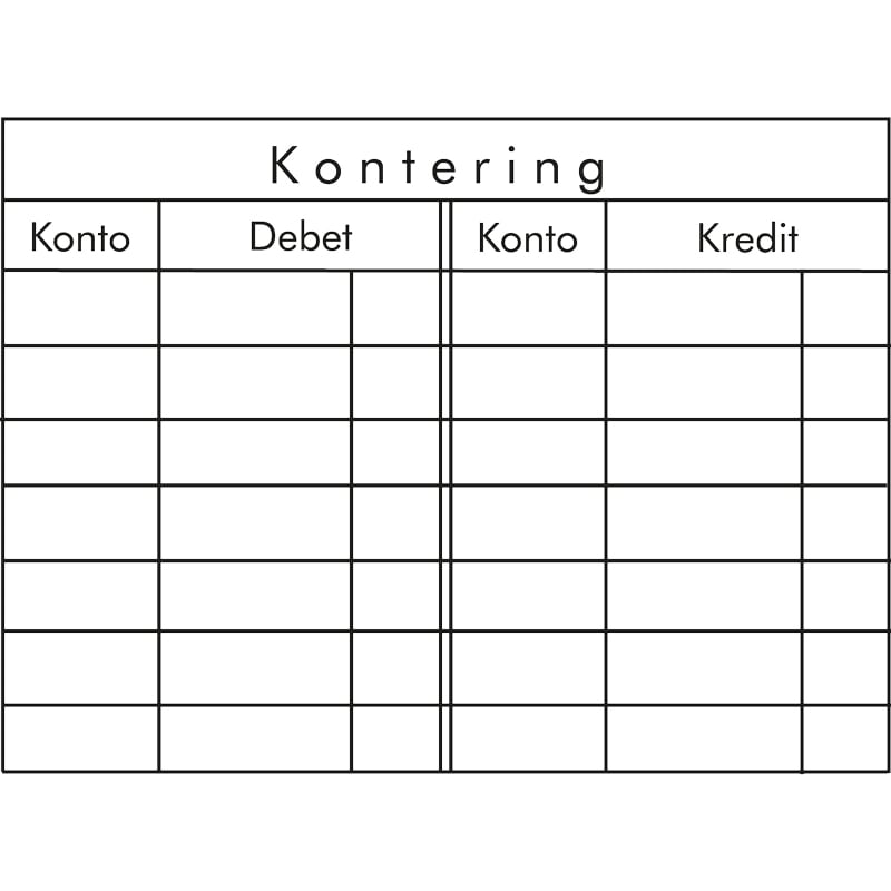 Konterings stempel.
