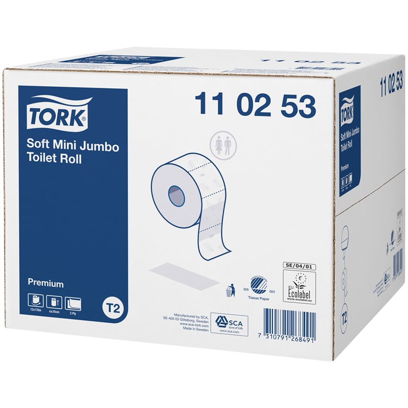 Toiletpapir Tork Premium Mini Jumbo T2