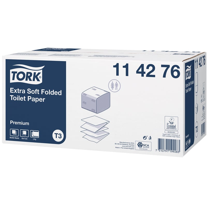Toiletpapir Tork Premium vægt T3