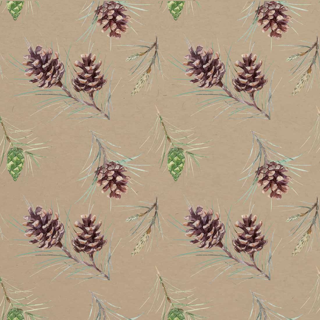Gavepapir Watercolour Cones UDSALG - Gavepapir