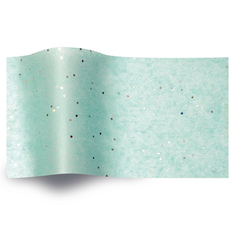 Silkepapir gemstones aquamarine