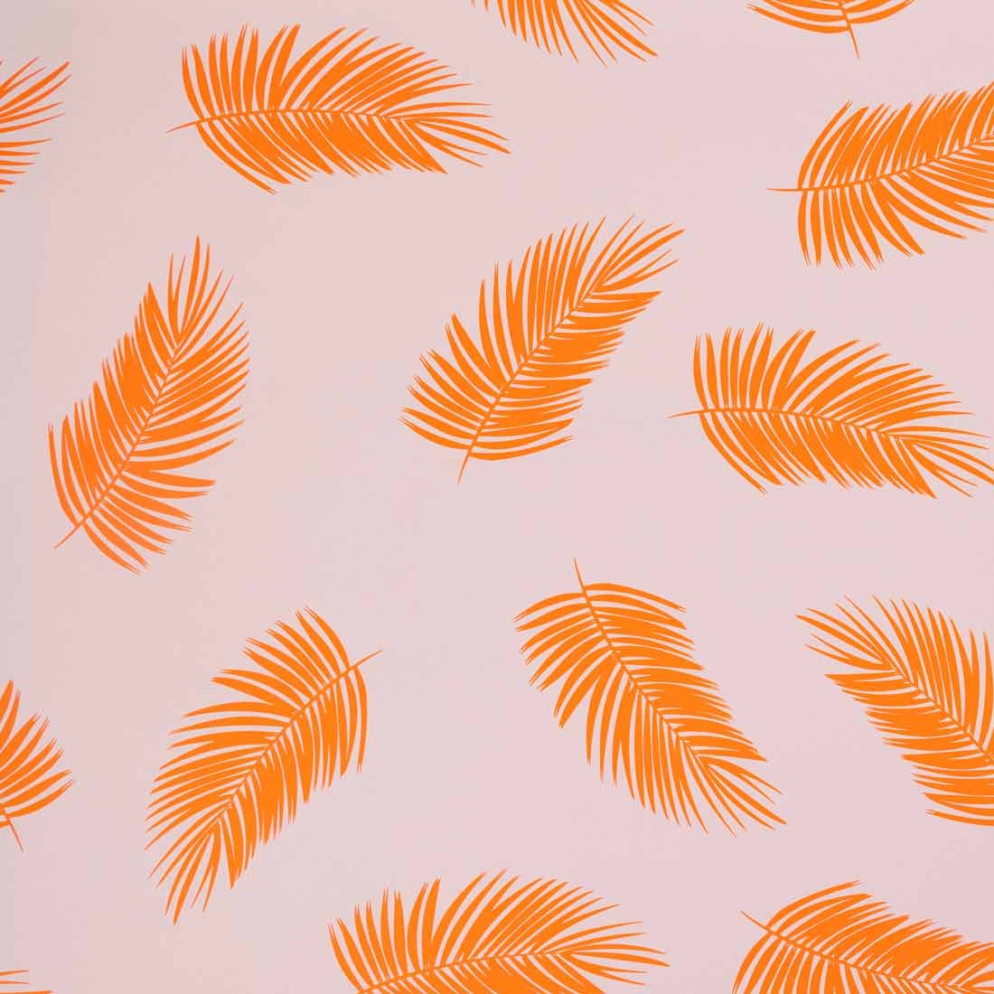 Gavepapir Big Leaf Pink UDSALG - Gavepapir