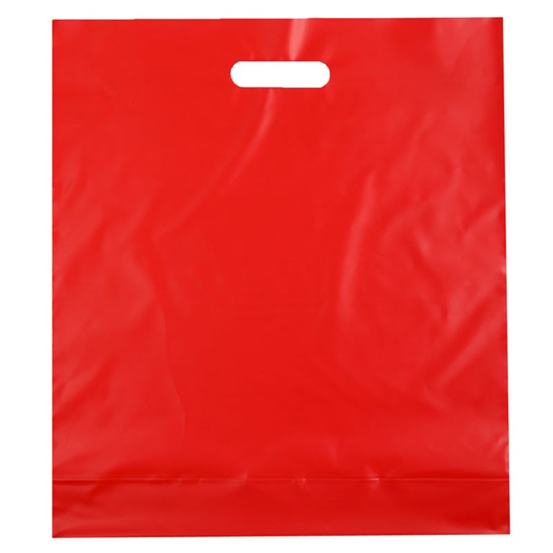 Plastikpose rød