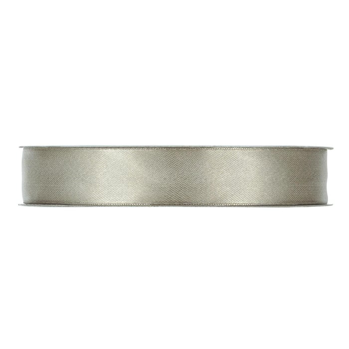 Satinbånd silvergrå