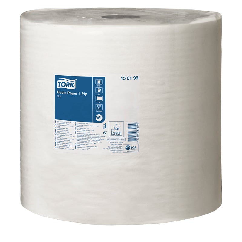 Tork bas papir hvid W1