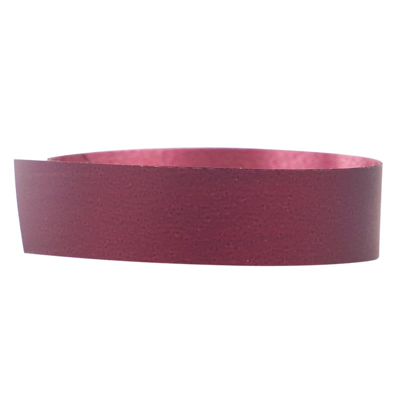 Polyband matt metallic vinrød