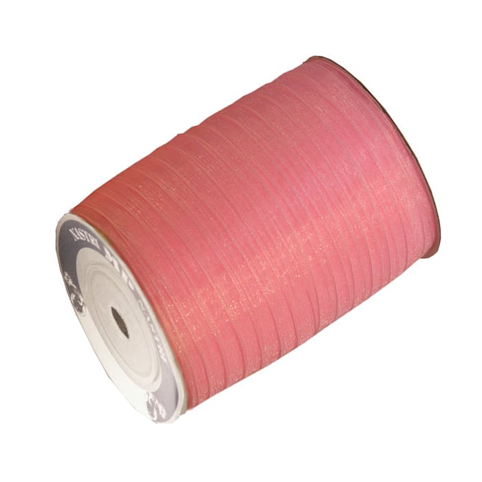 Gavebånd organza rosa