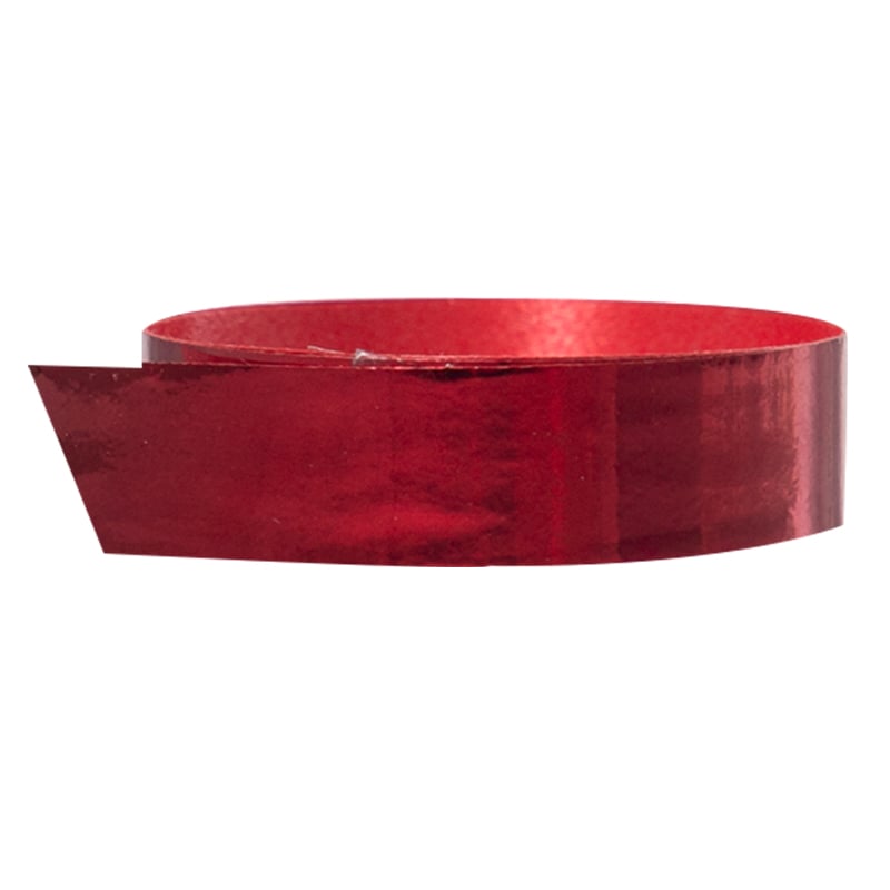 Gavebånd metallic rød