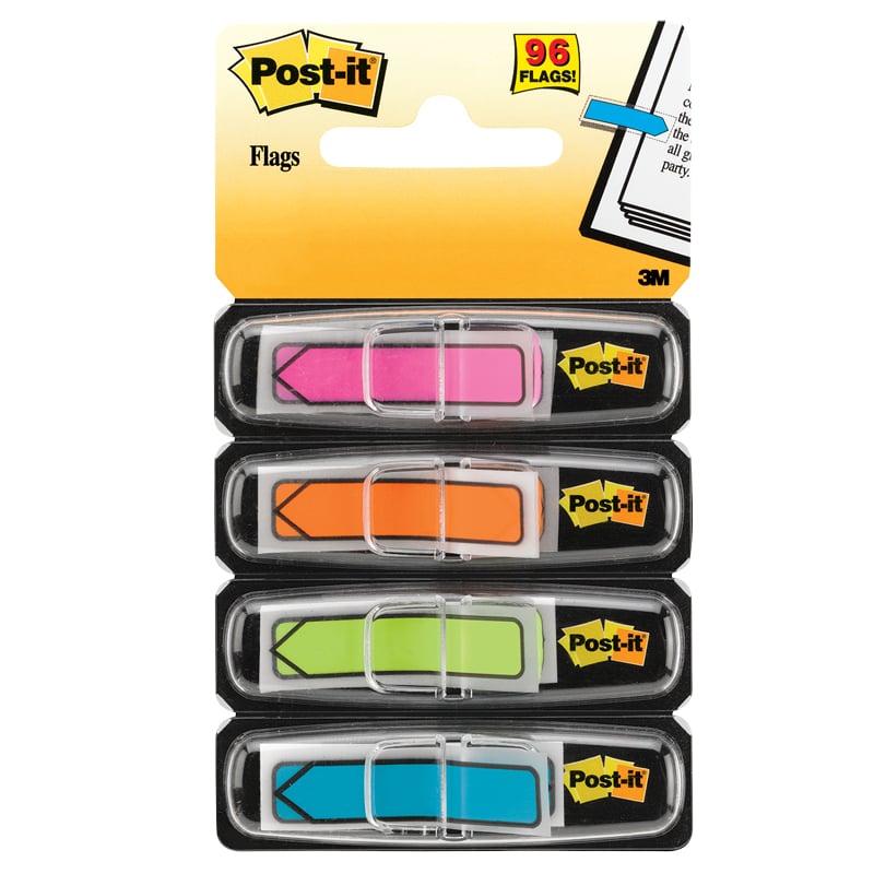 Post-it index pile