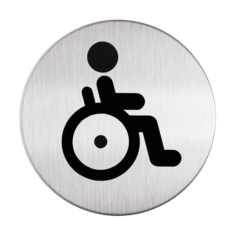 Symbolskilt Rundt - WC Handicap