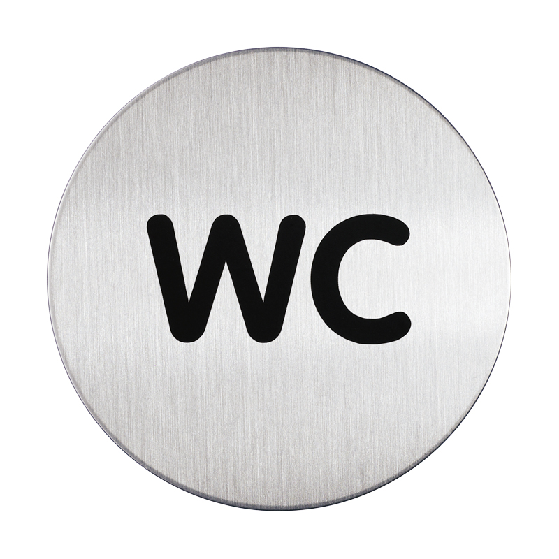 Symbolskilt Rundt - WC