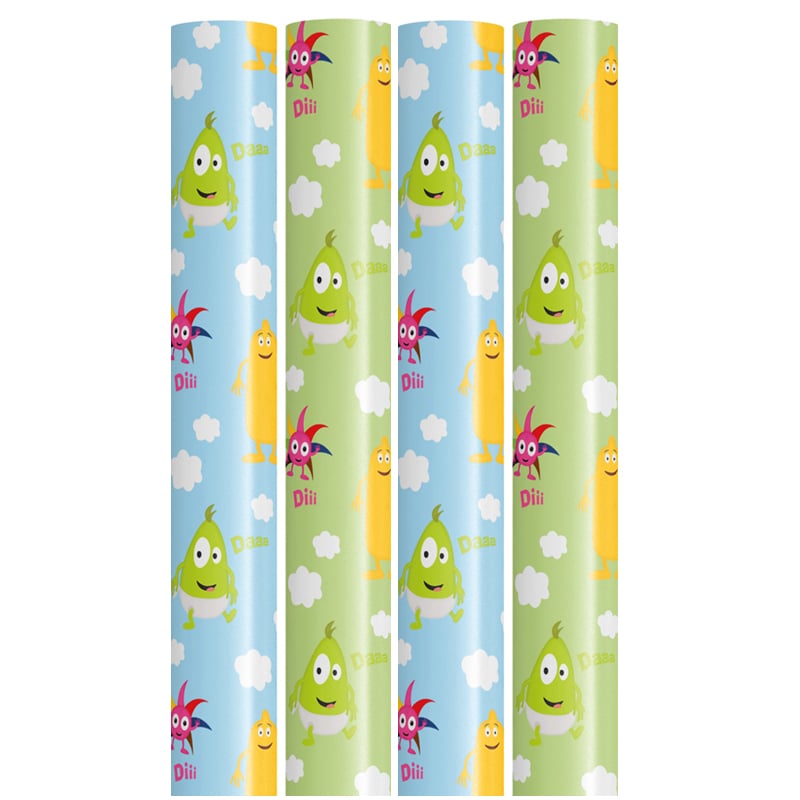 Gavepapir Box kons. Babblarna 50st. - Gavepapir