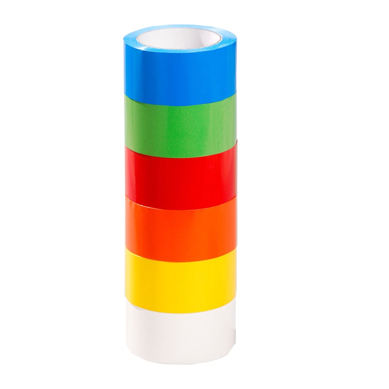 Farvet pakketape PVC