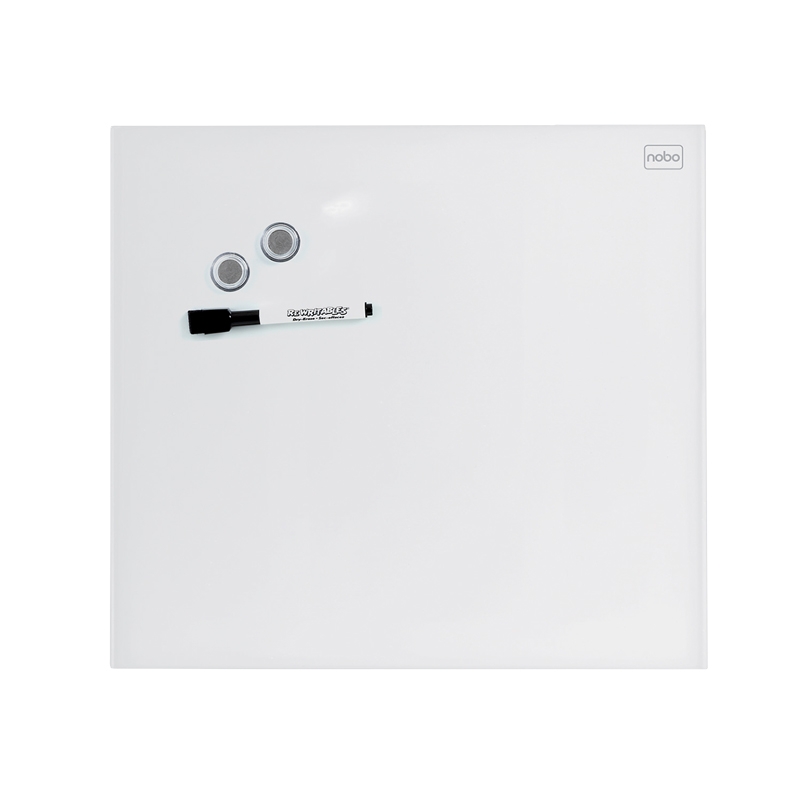 Whiteboard tavle Glas Nobo Diamond Hvid