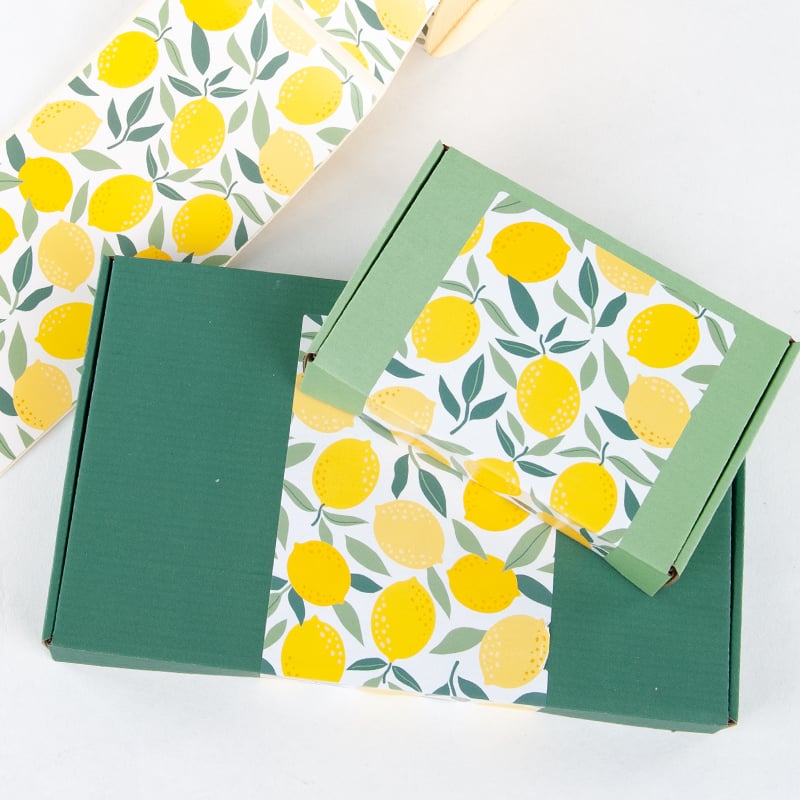 Lukkeetiket Lemon - Forsendelsesemballage