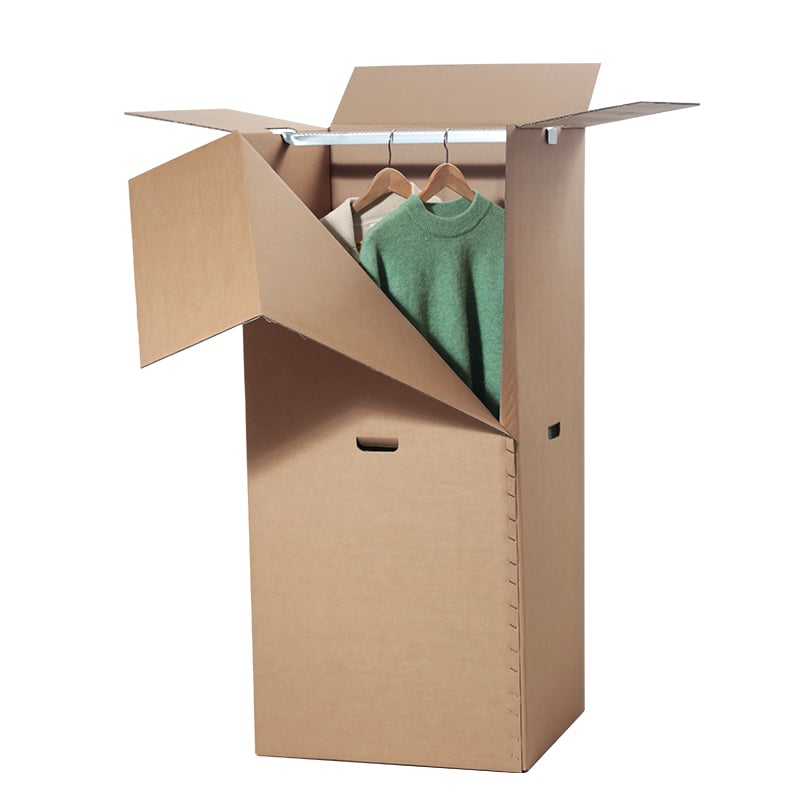 Flytbar garderobe