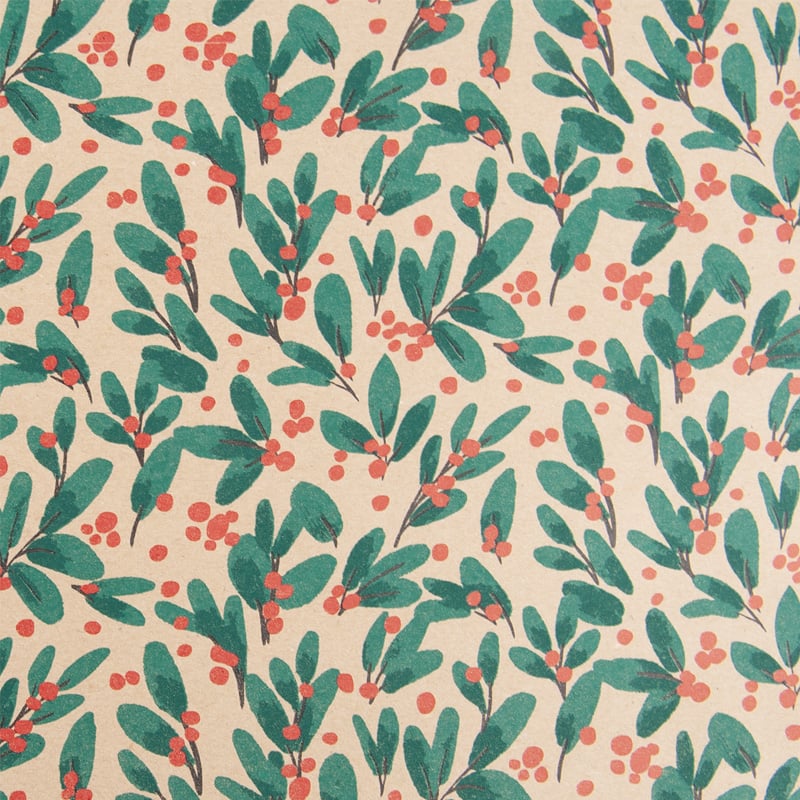 Gavepapir Holly Jolly - Gavepapir