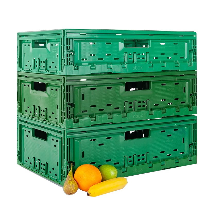 Packoplock perforeret plastkasse, foldbar