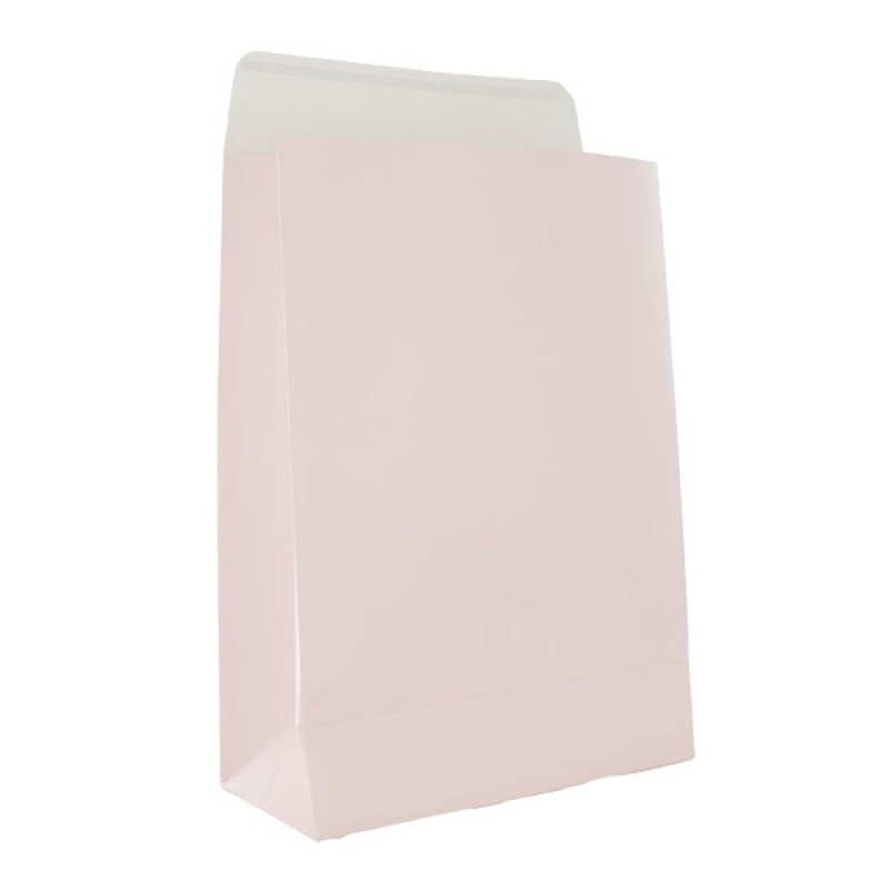 Gavepose med tapelukning rosa - Gaveposer