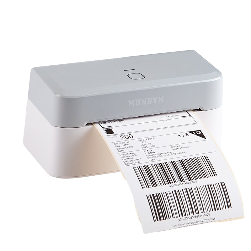 Labelprinter direkte termisk USB + Bluetooth