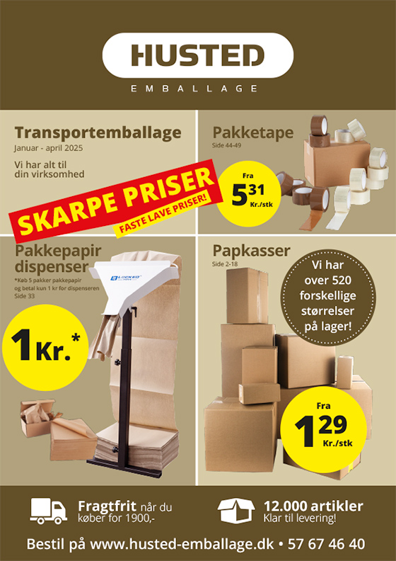 Husted emballage Transport katalog