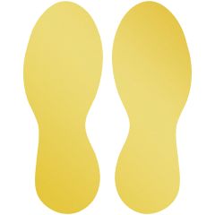 Gulvmærkering fodaftryk