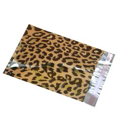 Foliepose Leopard guld med tapelukning