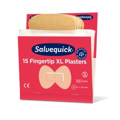 Salvequick Ekstra store fingerspidsplaster / Refill