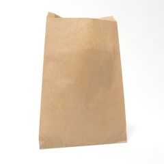 Flade papirposer brun