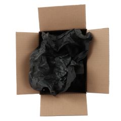 Farvet pakkepapir - Black