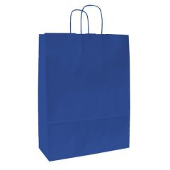 Papirbærepose Spring havblå