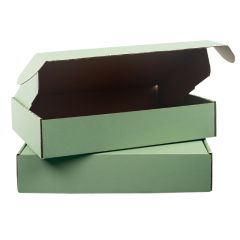 Mellemgrønne selvlåsende kasser