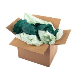 FanFold - pakkepapir i farverne Forest Green / Fresh Green