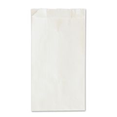 Flad papirspose hvid