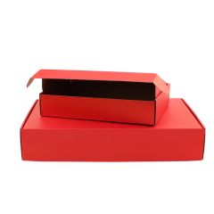 Røde selvlåsende kasser