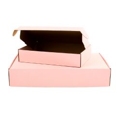 Rosa selvlåsende kasser