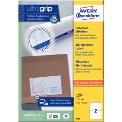 Avery etiketter Ultragrip