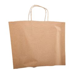 Papirbærepose Pouch natur genbrugs papir