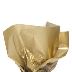 Farvet silkepapir metallic guld