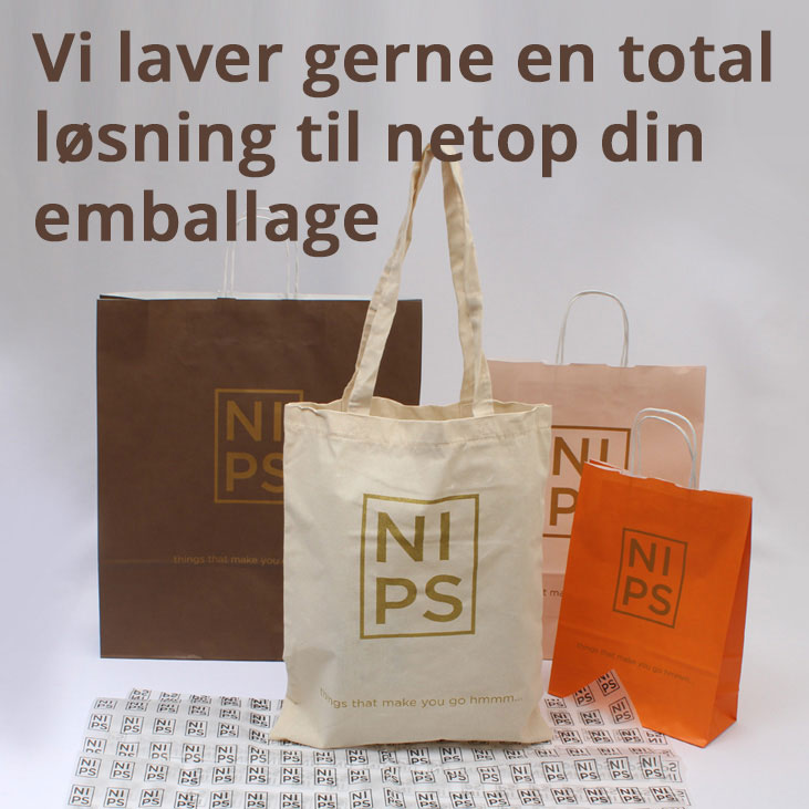 Logotrykt emballage